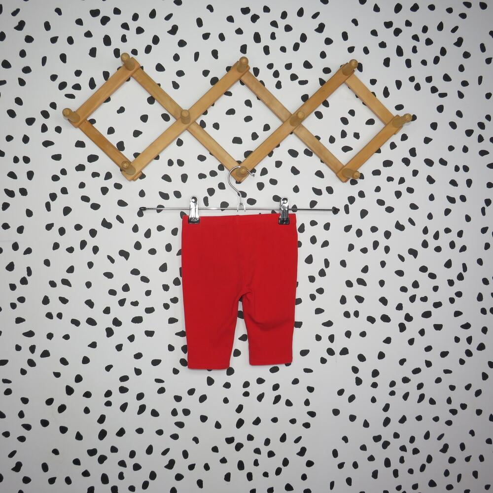 OskKosh Red Capri Pull On Toddler Leggings - Picture 3 of 6